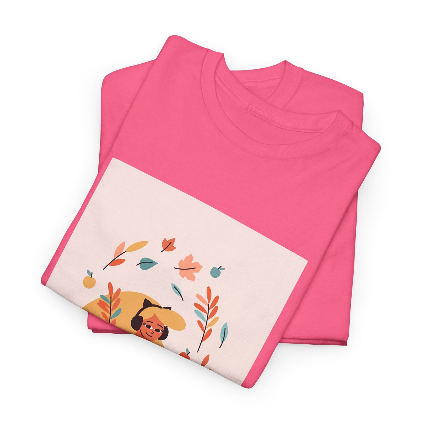 Unisex Cozy Bear Illustration Heavy Cotton T-Shirt