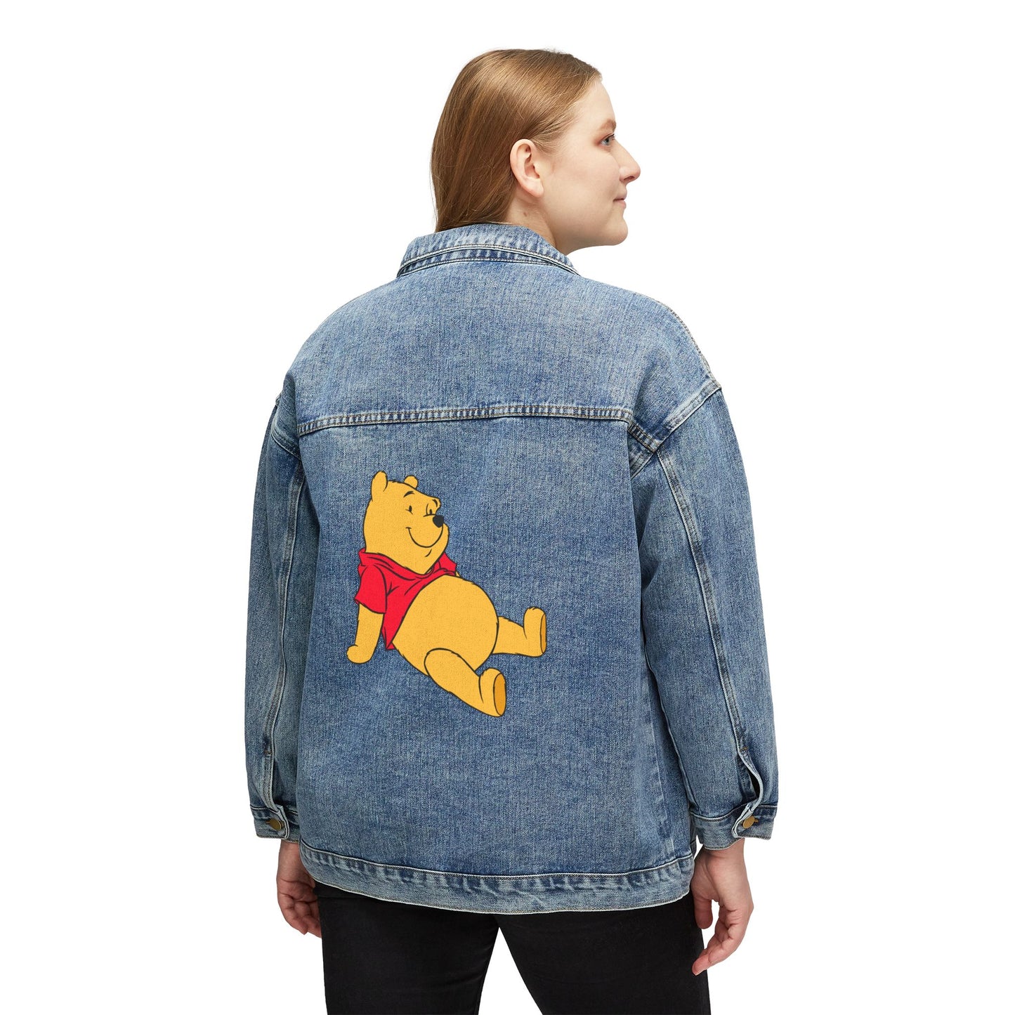 Winnie the Pooh Women’s Oversized Denim Jacket