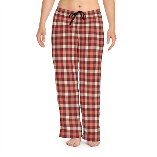 Cozy Checkered Women's Pajama Pants, Christmas Lounge Pants, Holiday Sleepwear, Relaxing Homewear, Farmhouse PJs, Seasonal Gift