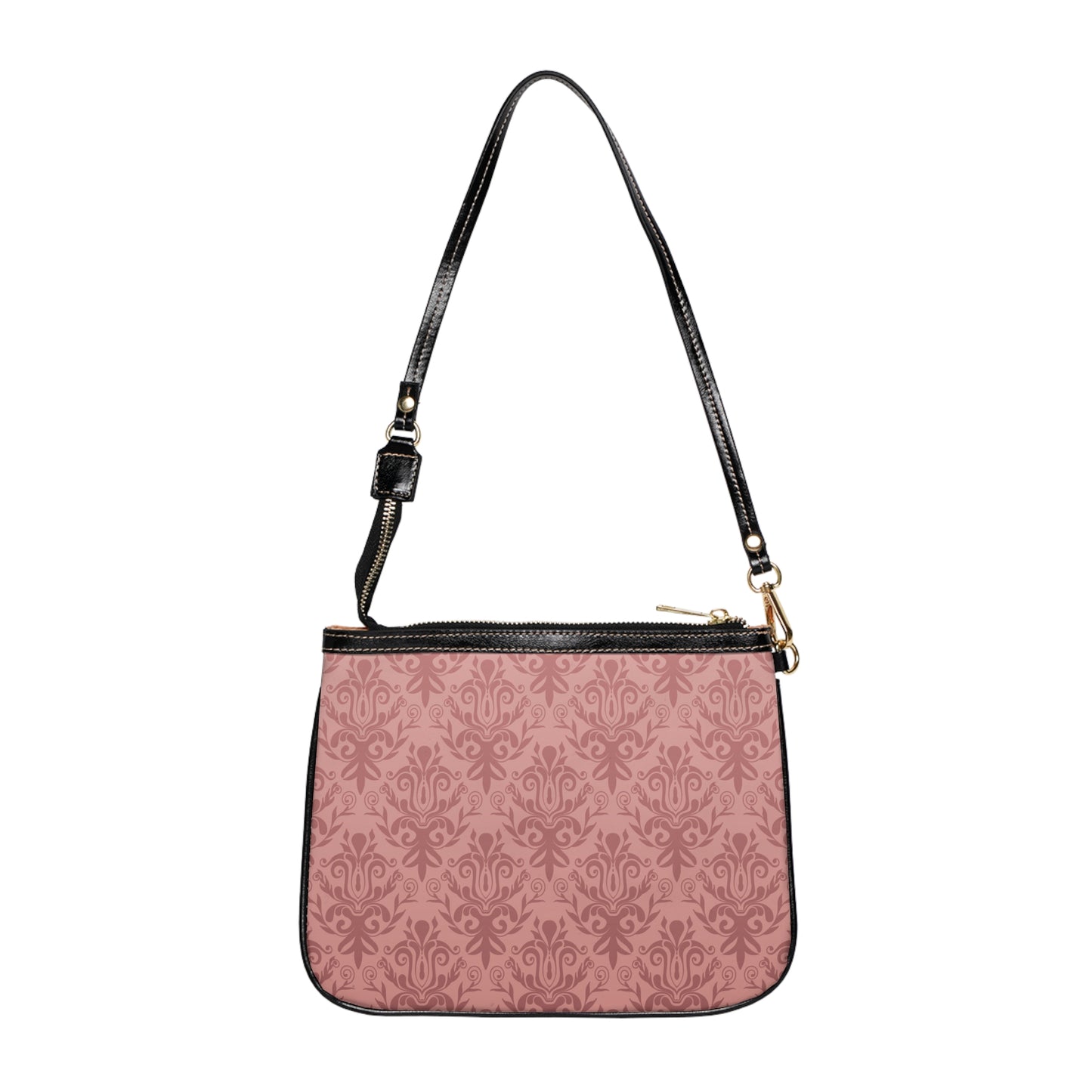 Soft Pink Baroque Print Purse Trendy Women’s Side Bag