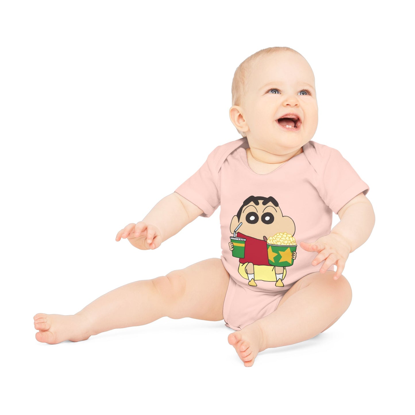Baby Red Onesie Cartoon Character