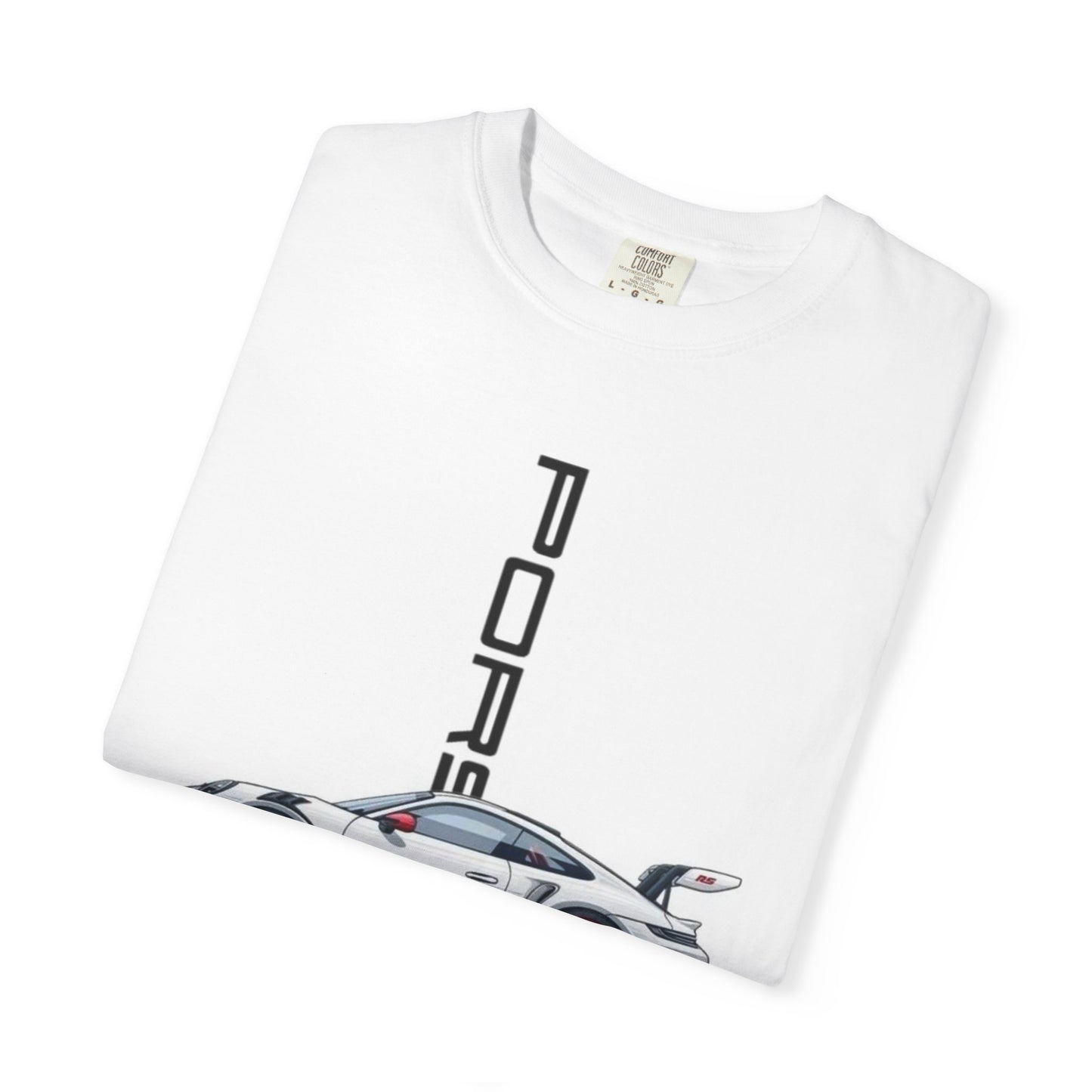 Men Porsche Racing Car Graphic T‑Shirt