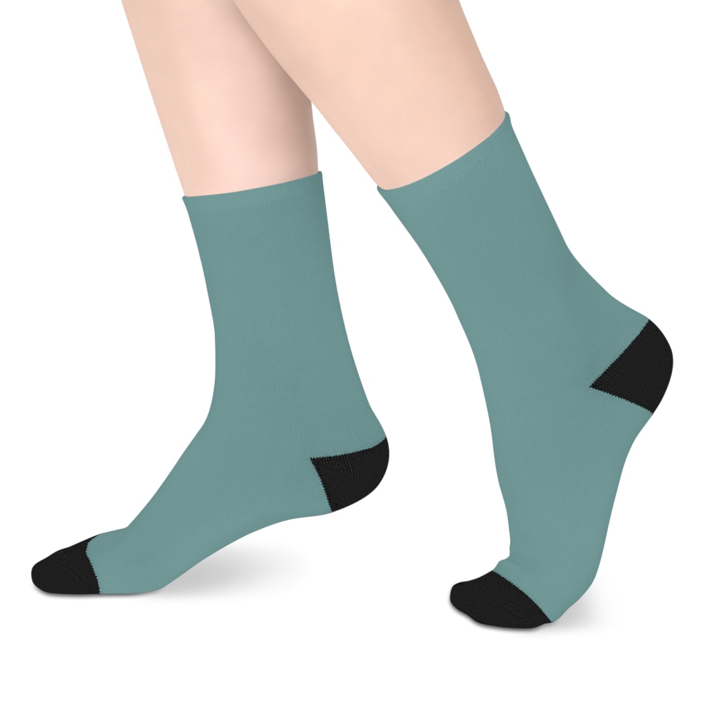 Teal Mid-length Socks