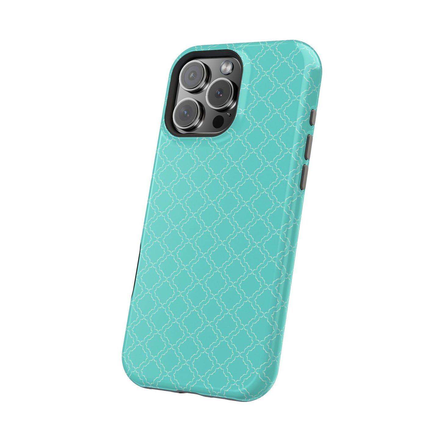 Green Phone Case Geometric Pattern