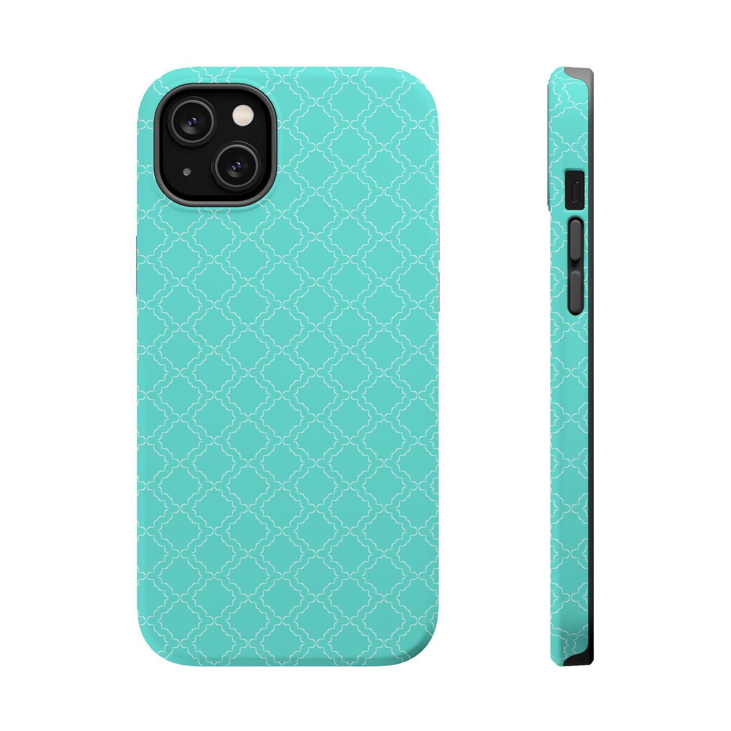 Green Phone Case Geometric Pattern