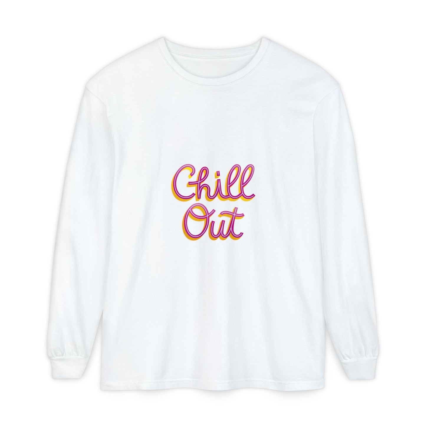 Unisex Garment-dyed Long Sleeve T-Shirt