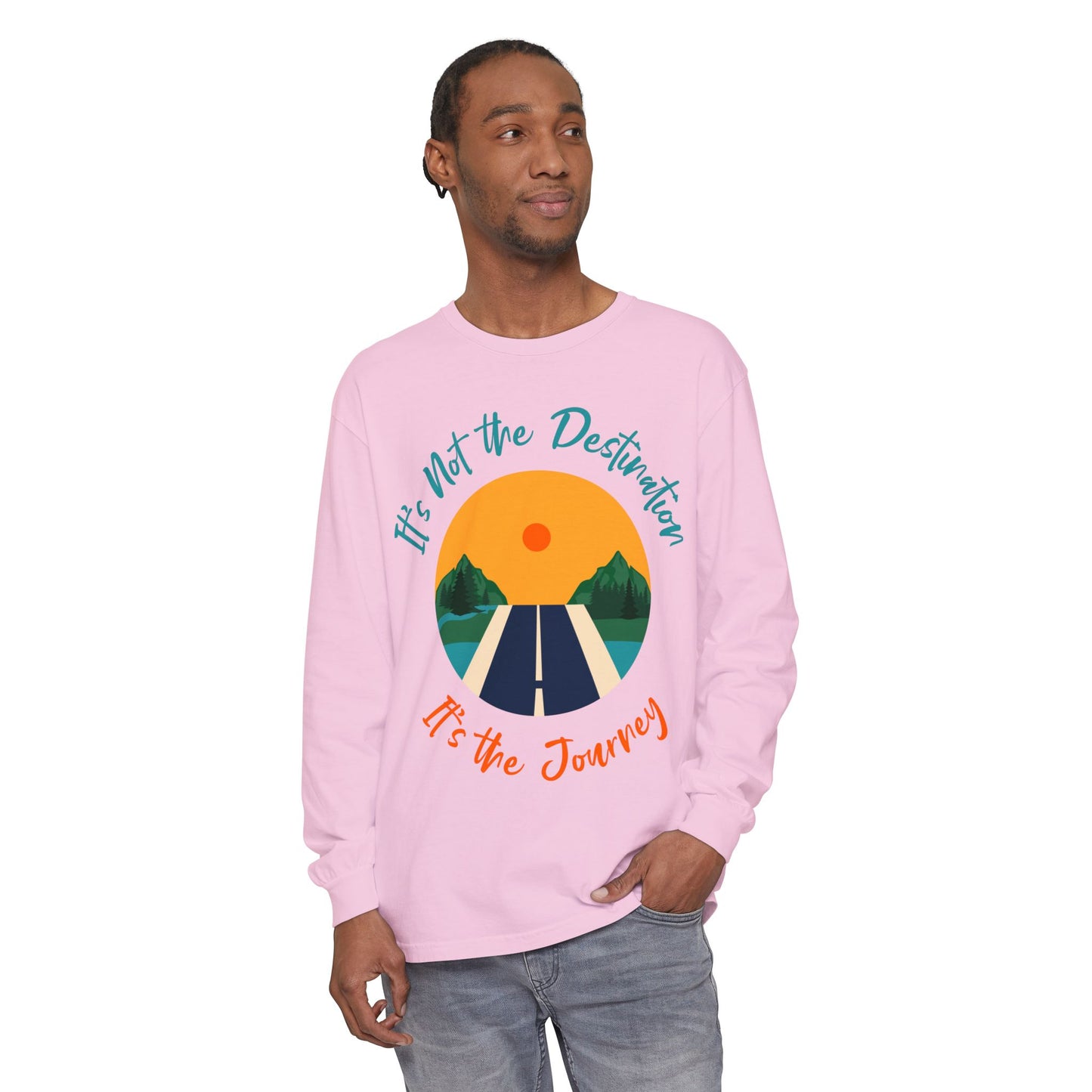 Unisex Garment-dyed Long Sleeve T-Shirt