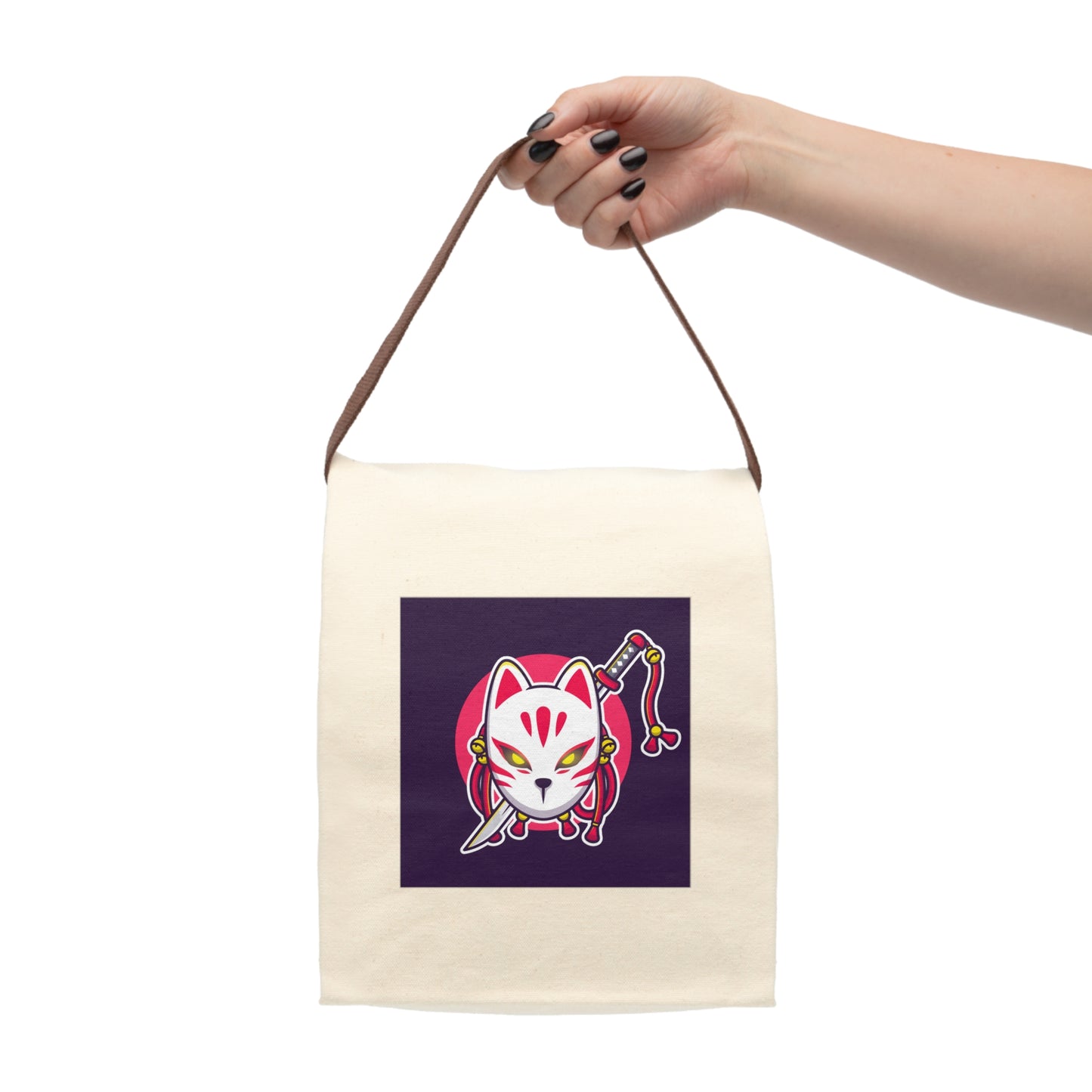 Canvas Lunch Bag With Strap