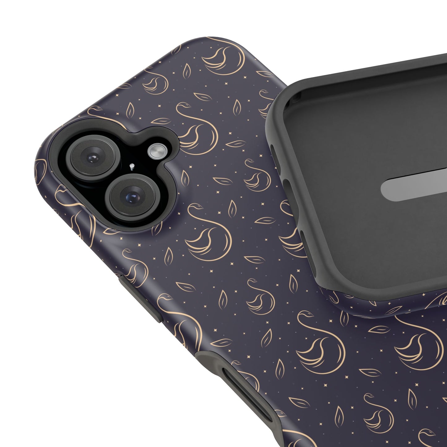 MagSafe Pattern on a Wooden Surface Cases