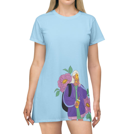 Women T-Shirt Dress (AOP)