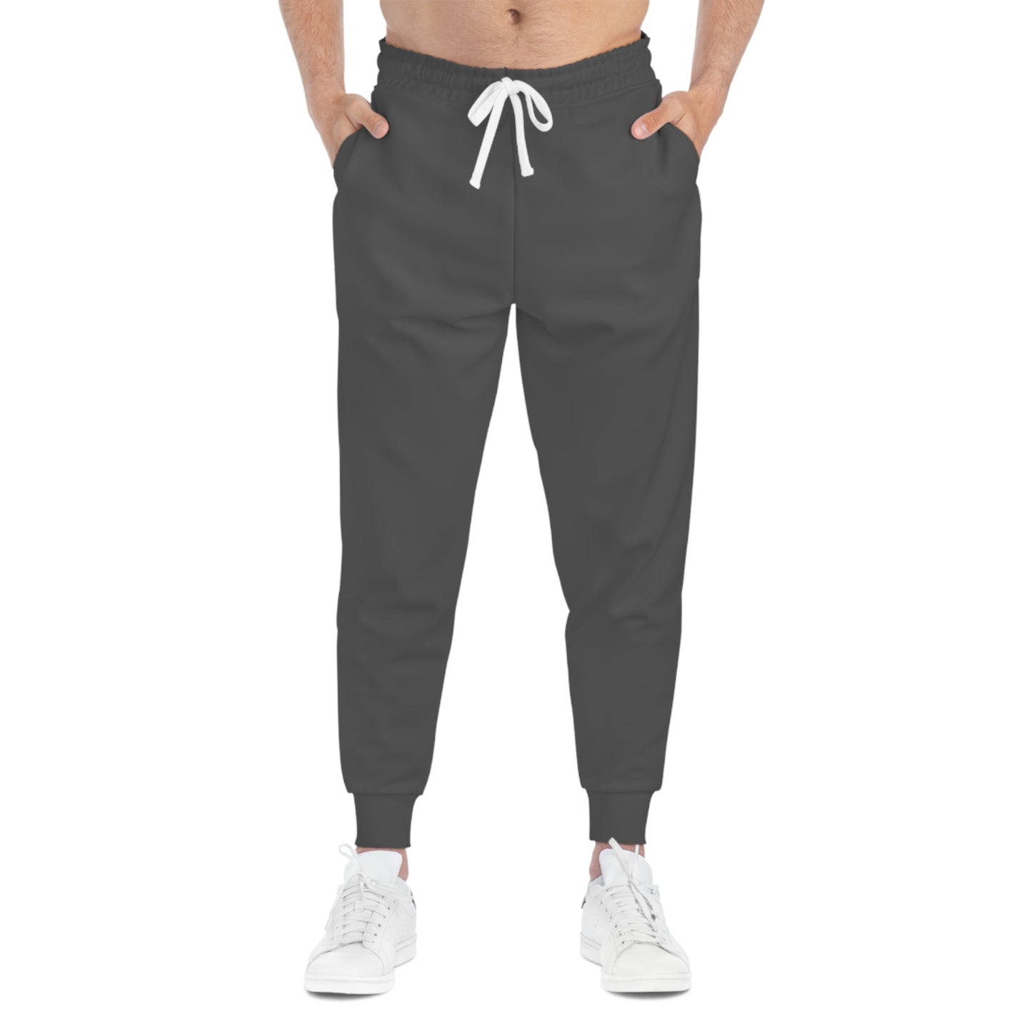 Gray Men’s Athletic Joggers for Workouts & Casual Comfort