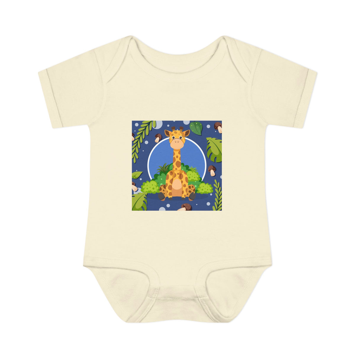 Adorable Giraffe Art Infant Romper