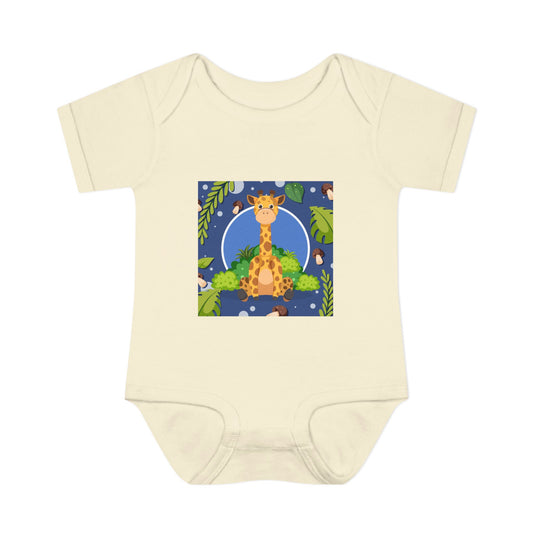 Adorable Giraffe Art Infant Romper