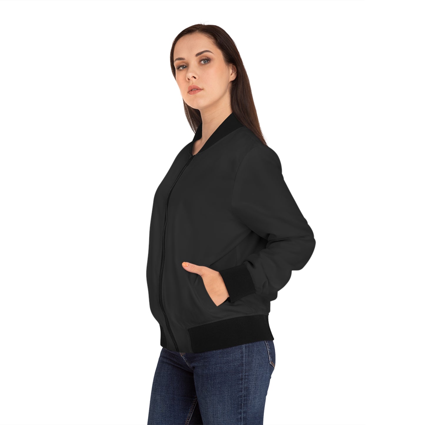 Chic Women’s Bomber Jacket for Trendy Casual Streetwear