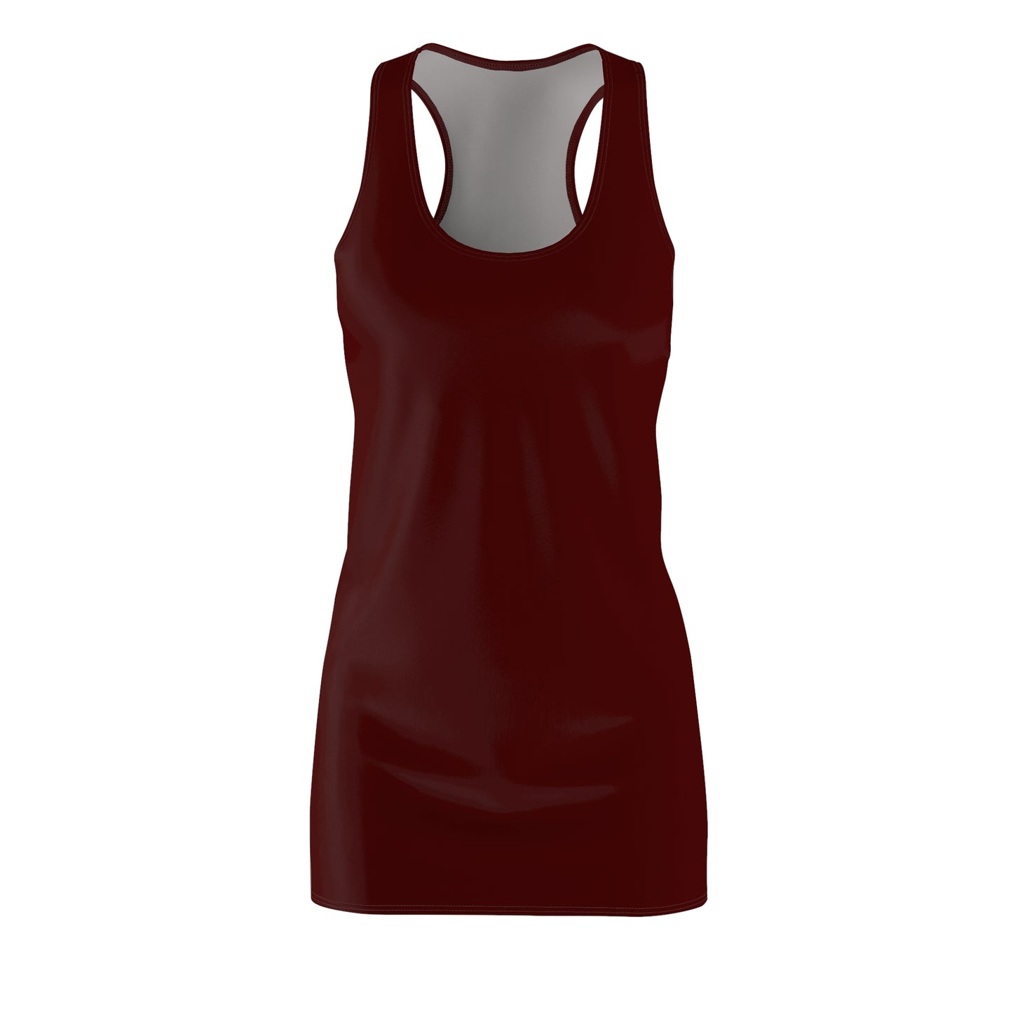 Chic AOP Women’s Racerback Dress – Summer & Casual Wear