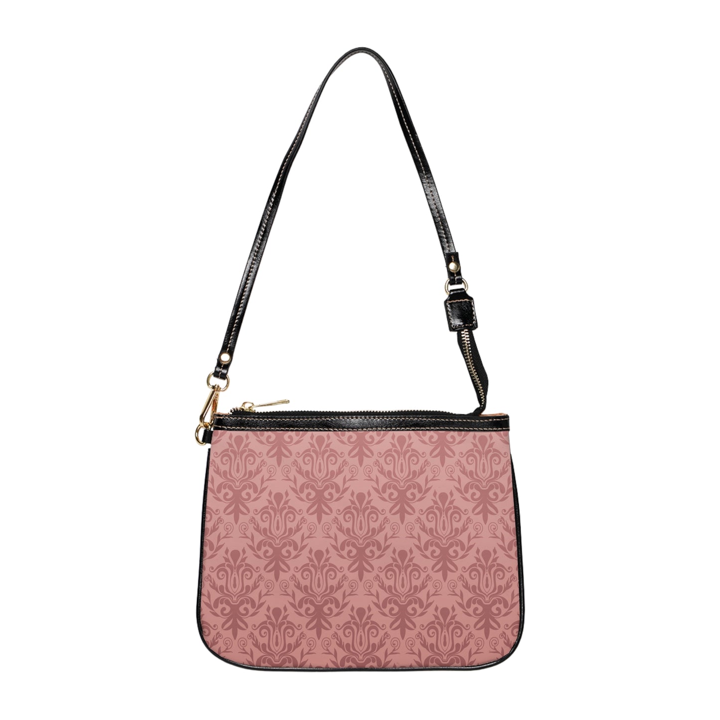 Soft Pink Baroque Print Purse Trendy Women’s Side Bag