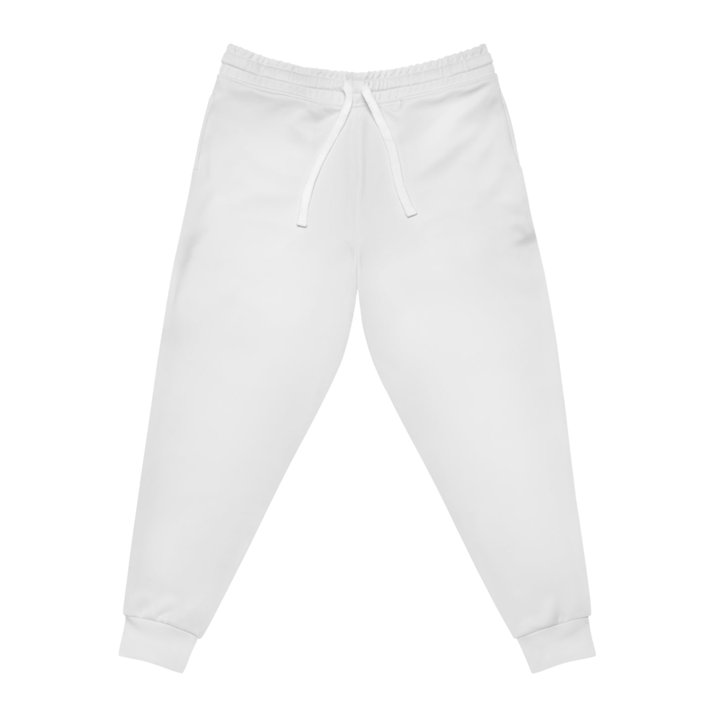 White Men’s Athletic Joggers for Workouts & Casual Comfort