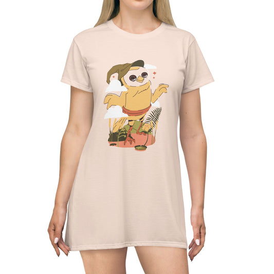 Women’s All-Over Print T-Shirt Dress
