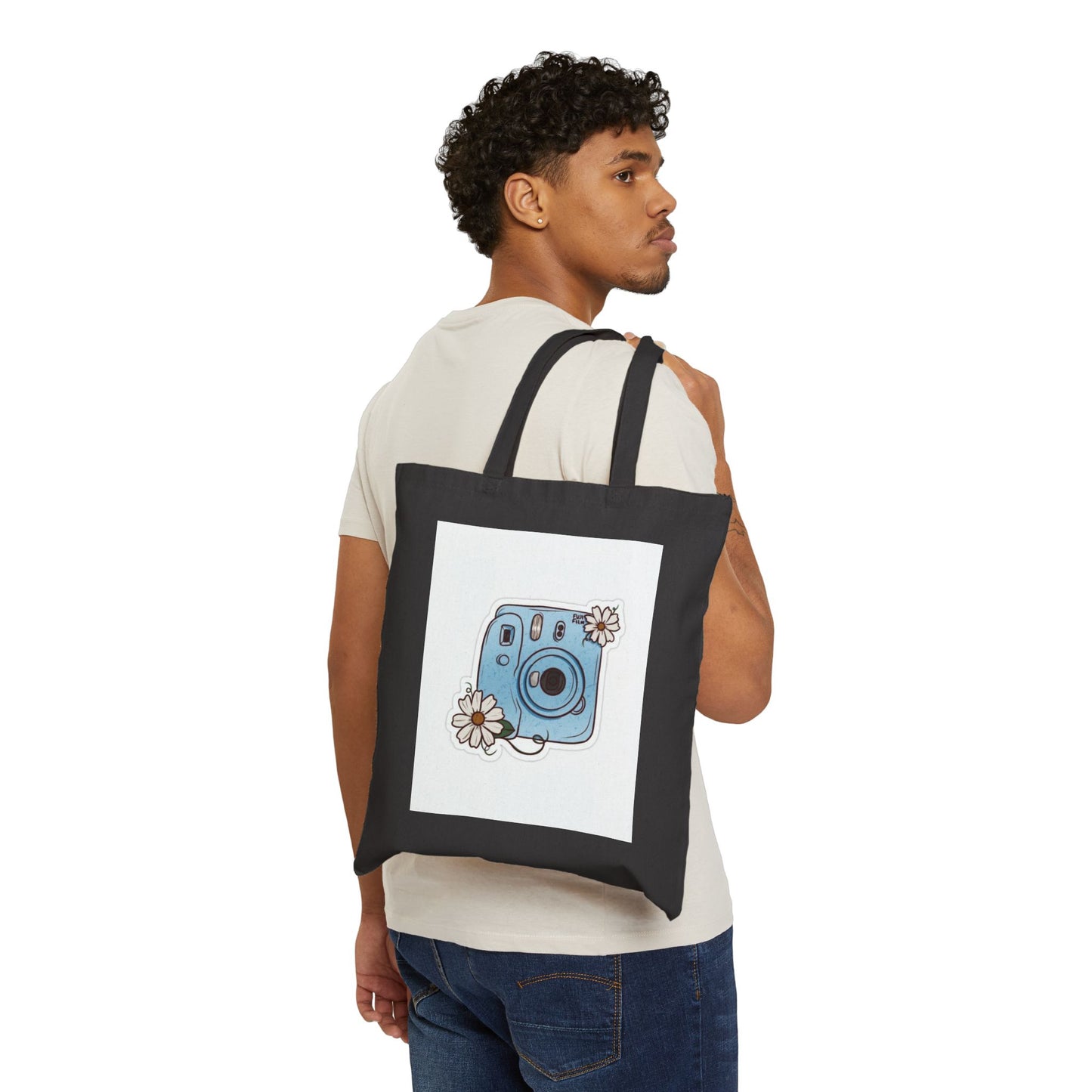 Aesthetic Polaroid Camera Tote