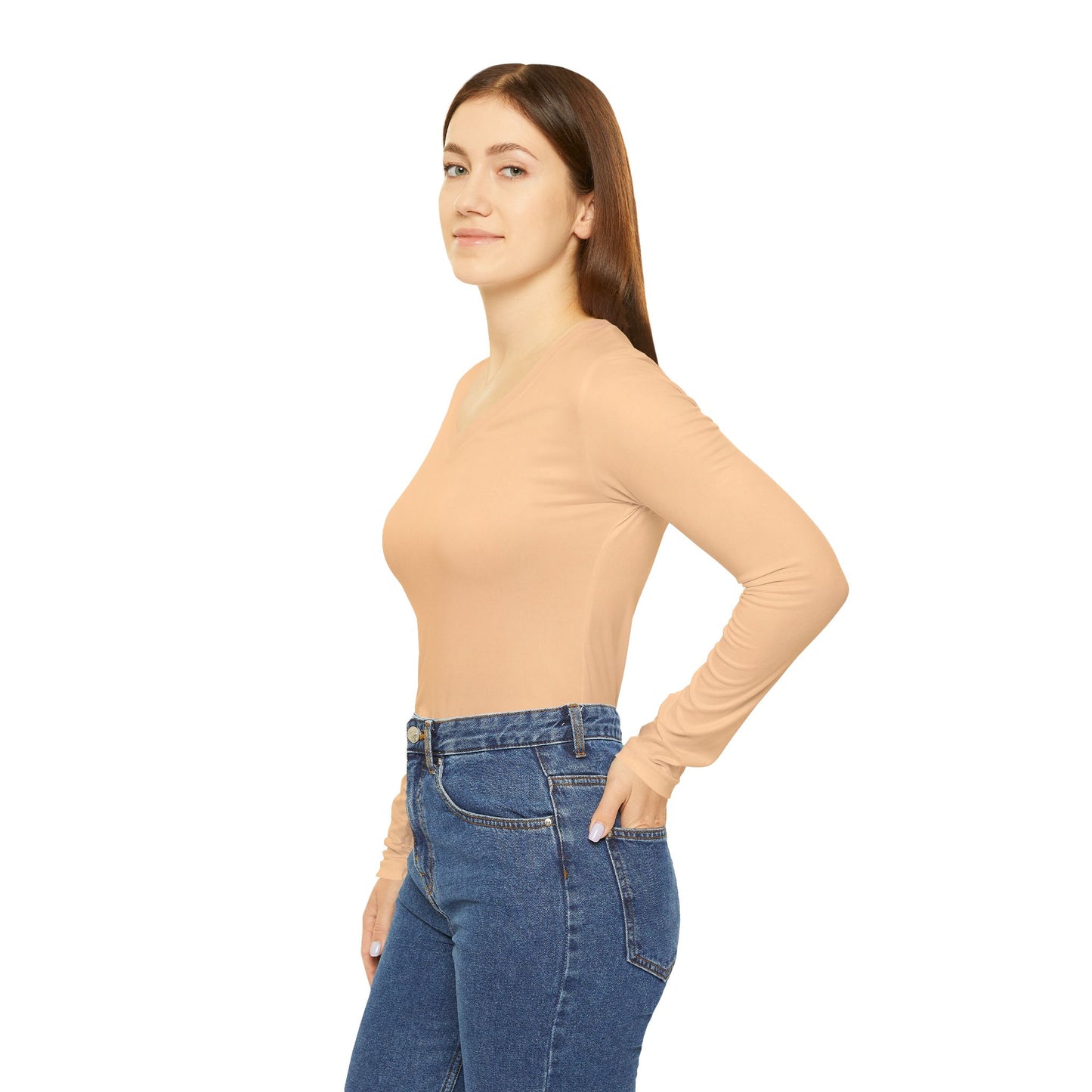 Women's Long Sleeve V-Neck T-Shirt