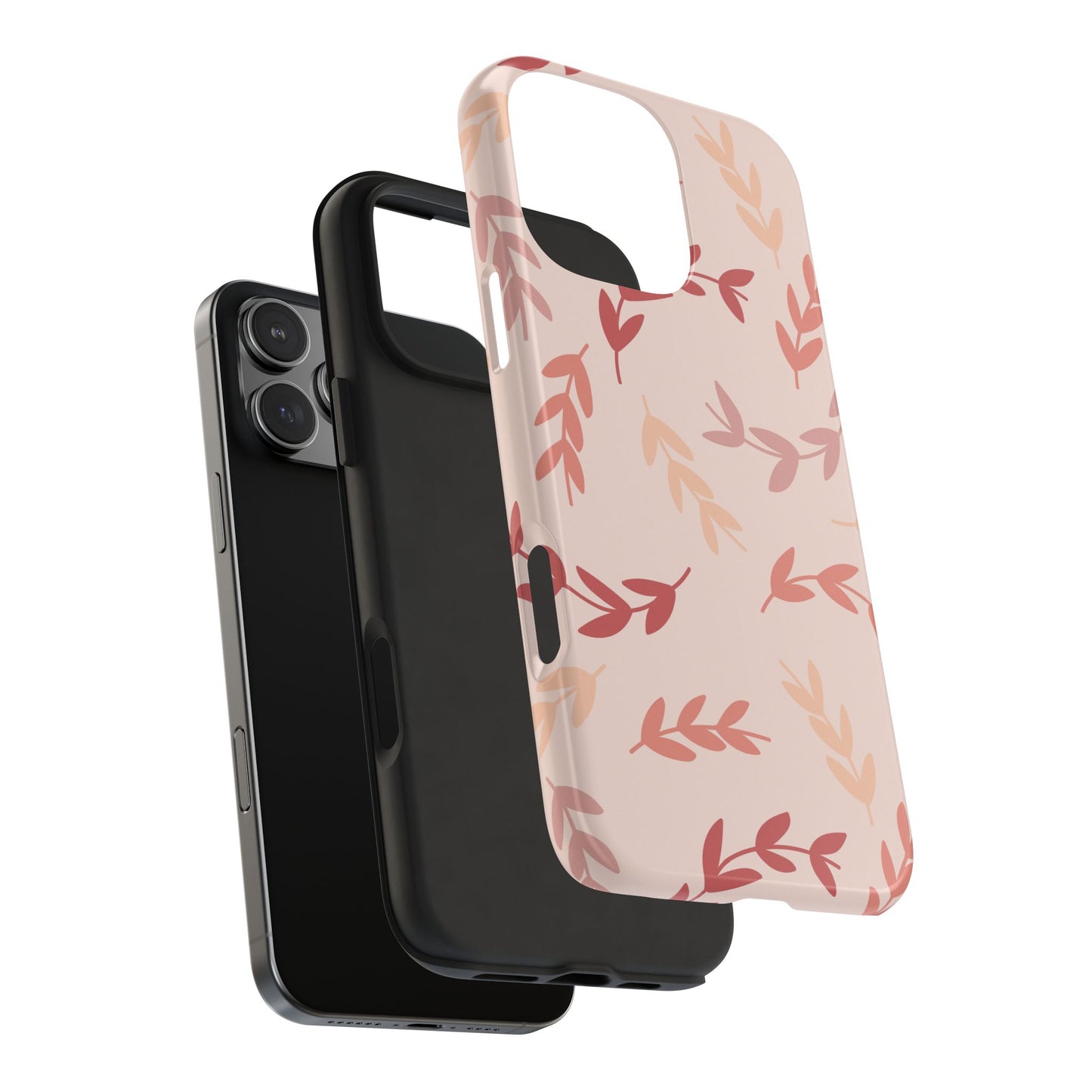 Floral Pattern light Pink Mobile Case