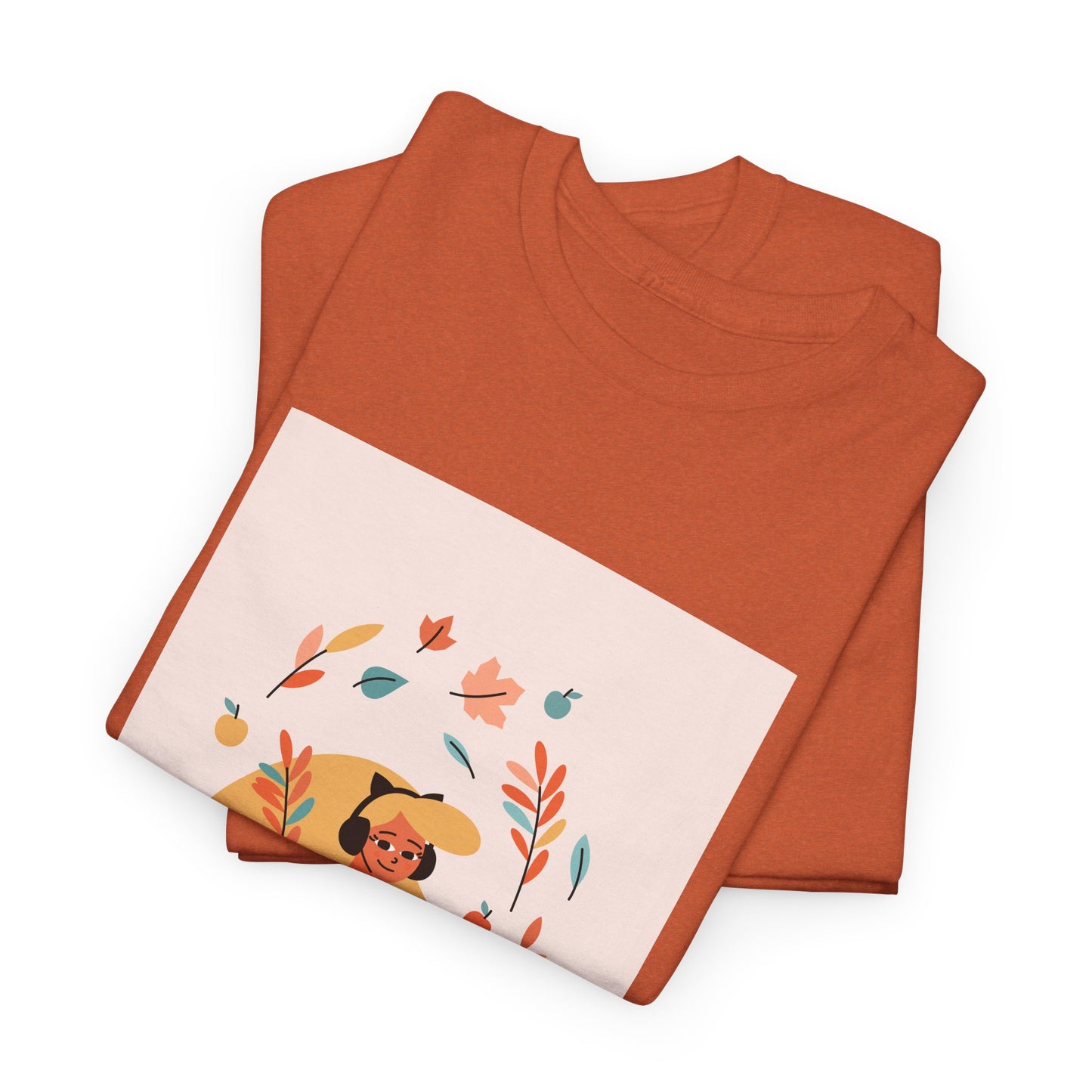 Unisex Cozy Bear Illustration Heavy Cotton T-Shirt