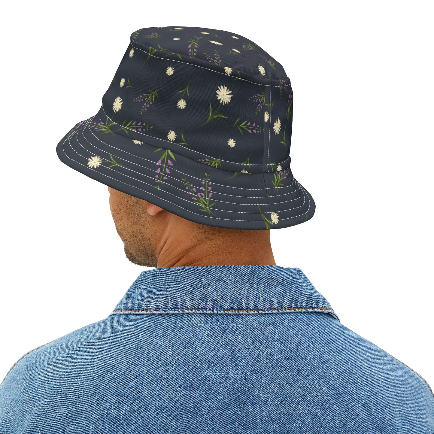 Navy Bucket Hat