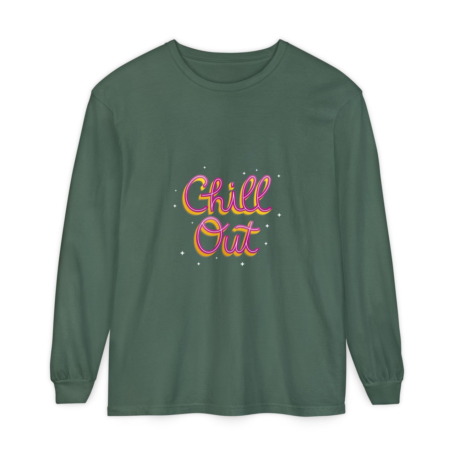 Unisex Garment-dyed Long Sleeve T-Shirt
