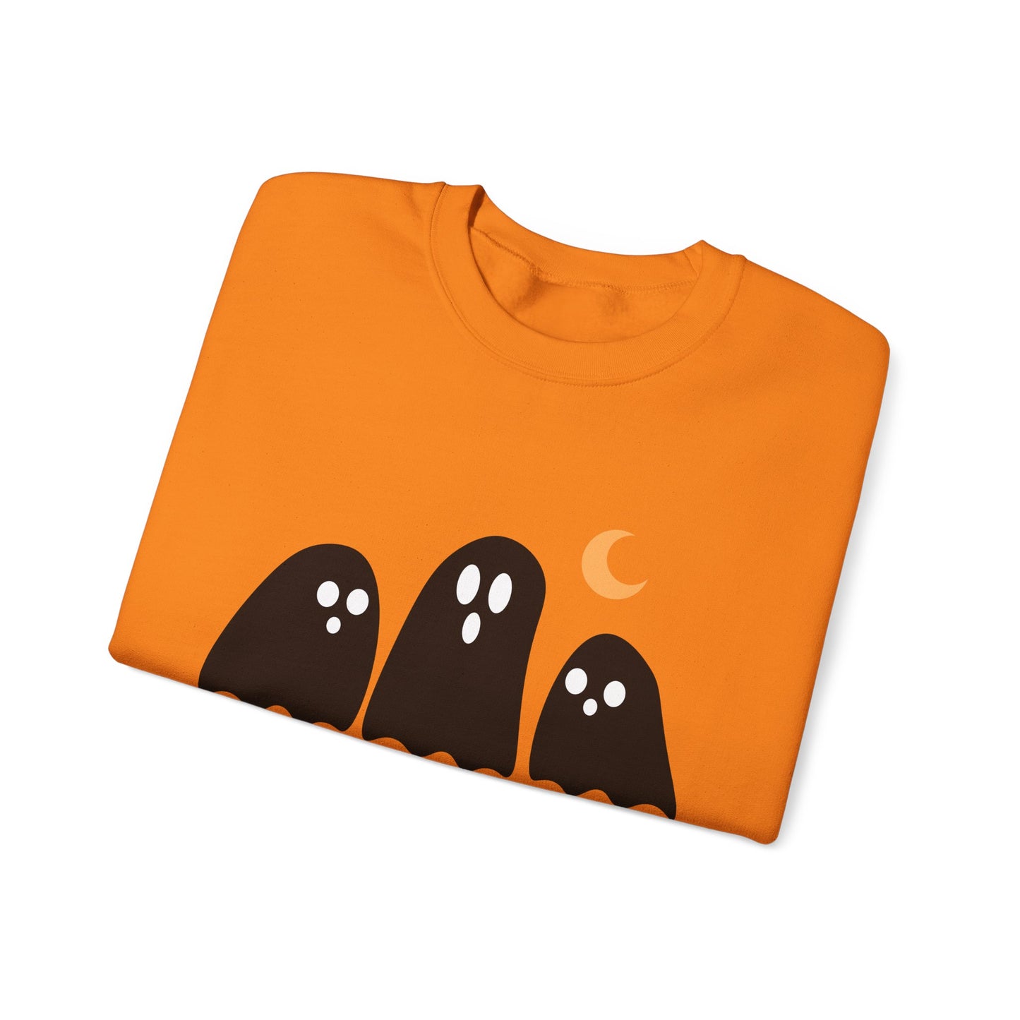 Kawaii Ghost Halloween Unisex Crewneck Sweatshirt