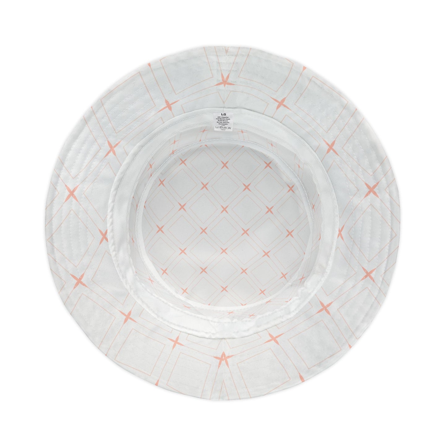 Bucket Hat With Star Pattern