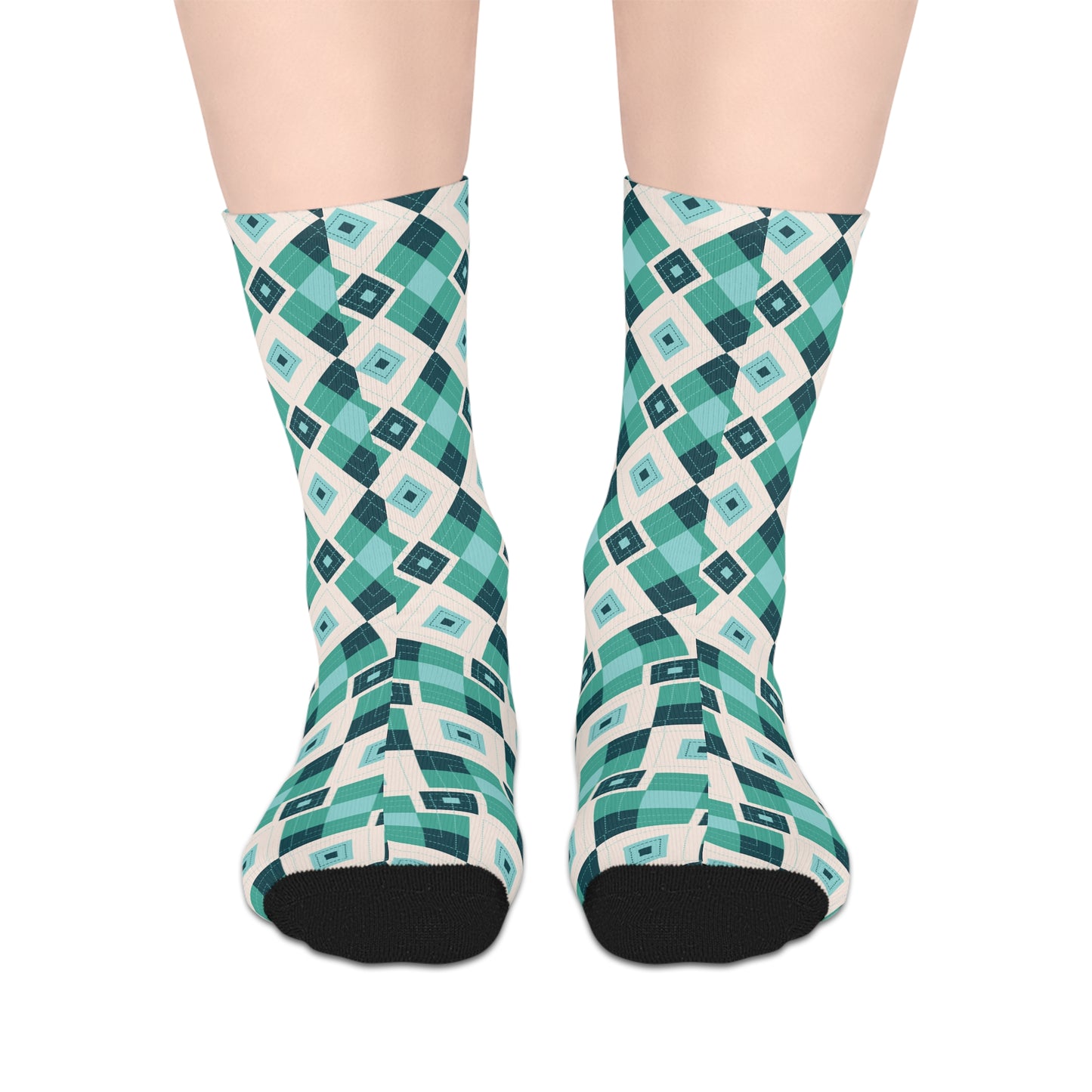 Patterned Mid-length Socks