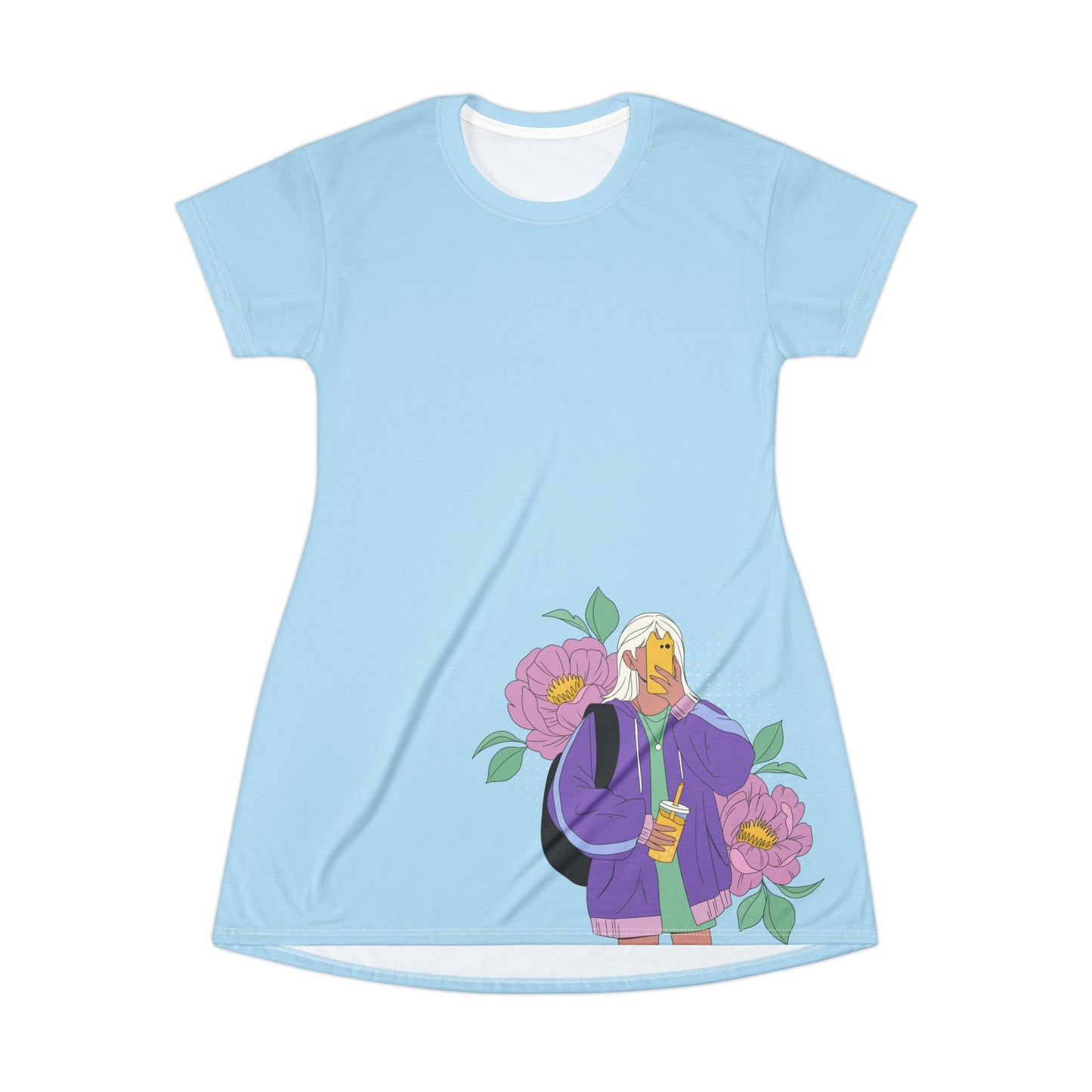 Women T-Shirt Dress (AOP)