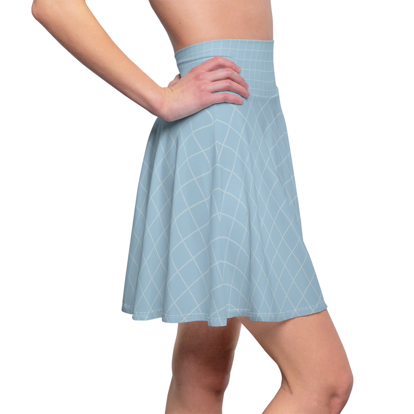 Women Skater Light blue Skirt