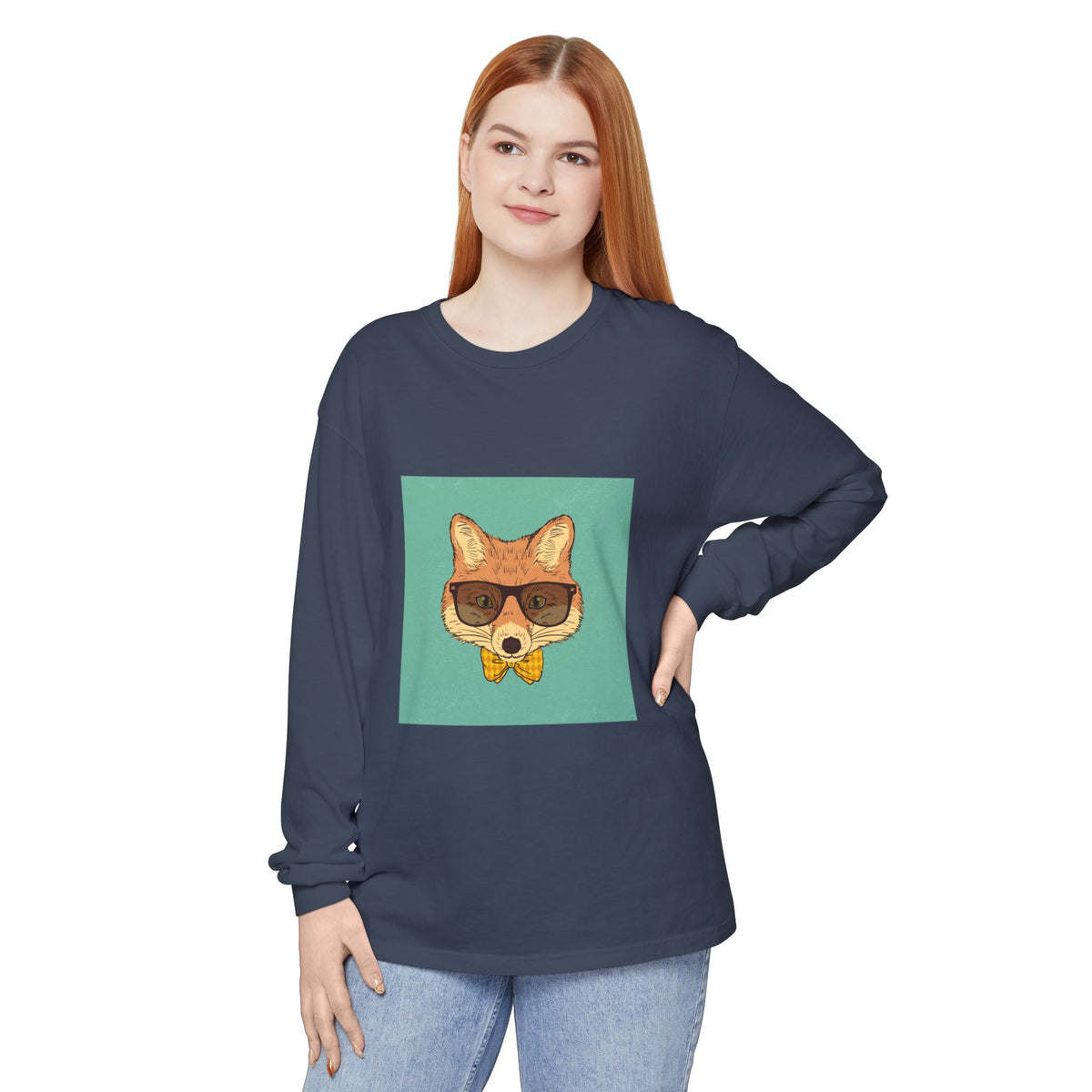 Unisex Garment-dyed Long Sleeve T-Shirt