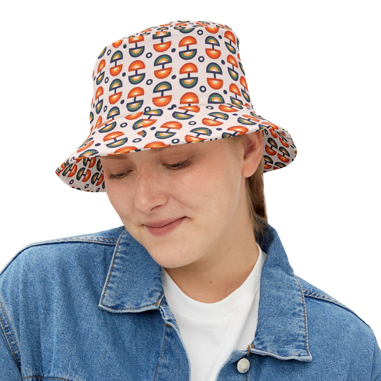 Trendy Multicolor Graphic Bucket Hat