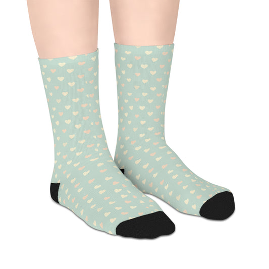 Light blue Mid-length Socks