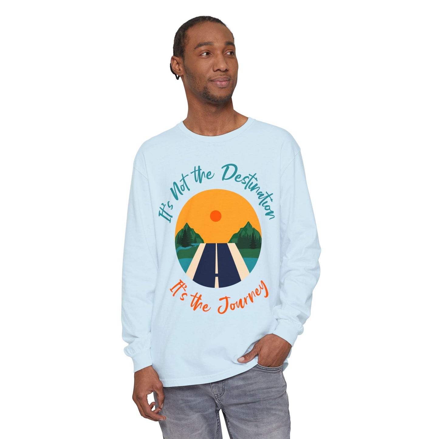 Unisex Garment-dyed Long Sleeve T-Shirt