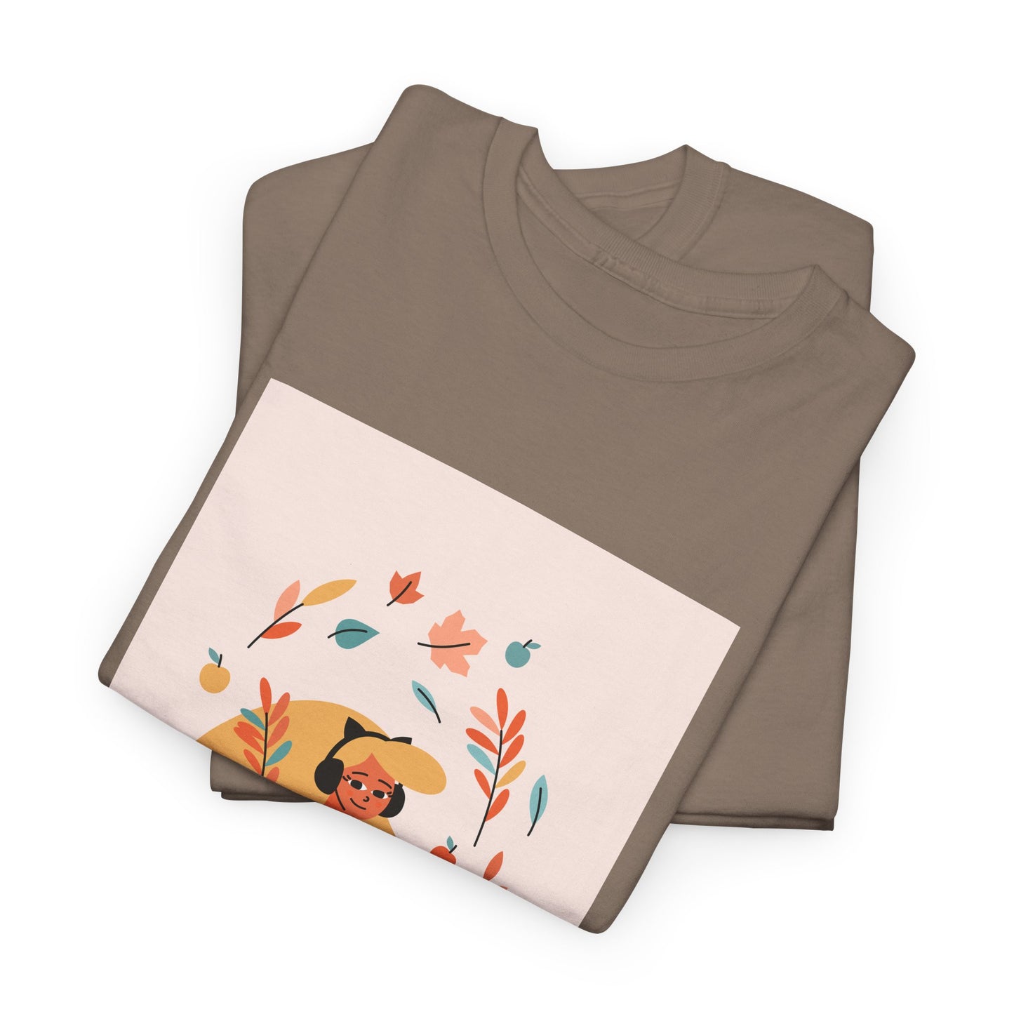 Unisex Cozy Bear Illustration Heavy Cotton T-Shirt
