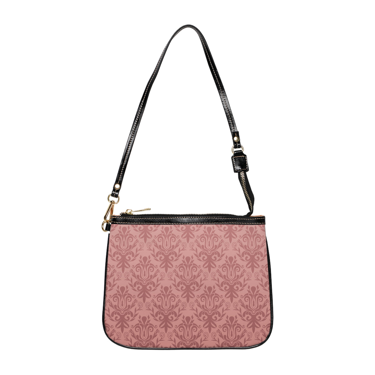 Soft Pink Baroque Print Purse Trendy Women’s Side Bag