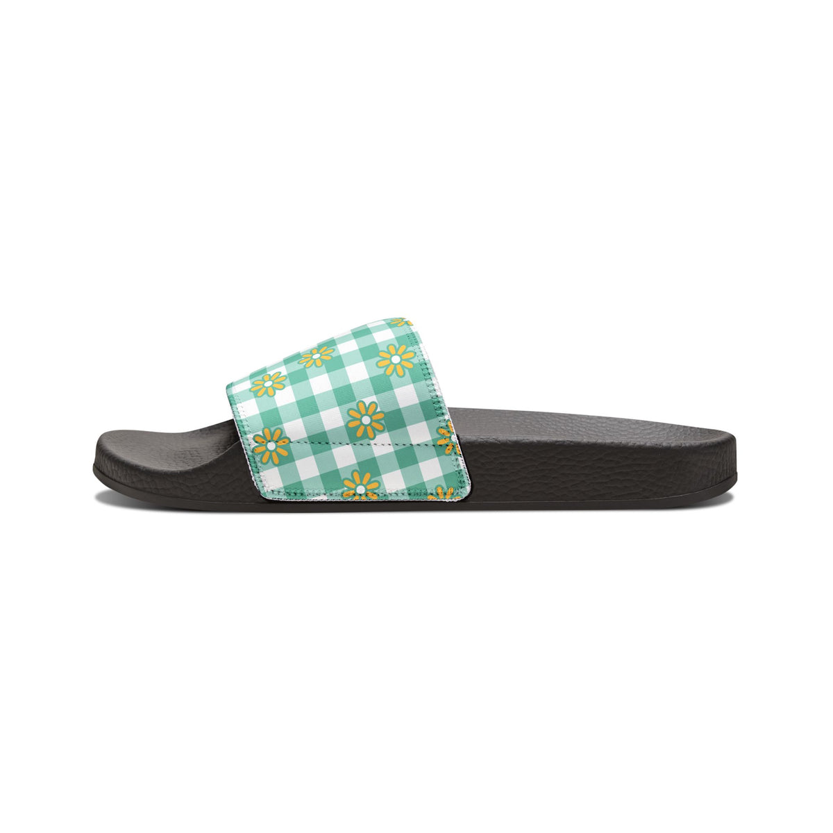 Floral Daisy Women's Removable-Strap Sandals – Comfortable Summer Slides