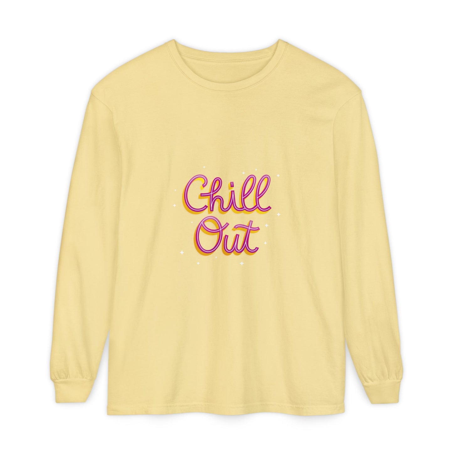 Unisex Garment-dyed Long Sleeve T-Shirt