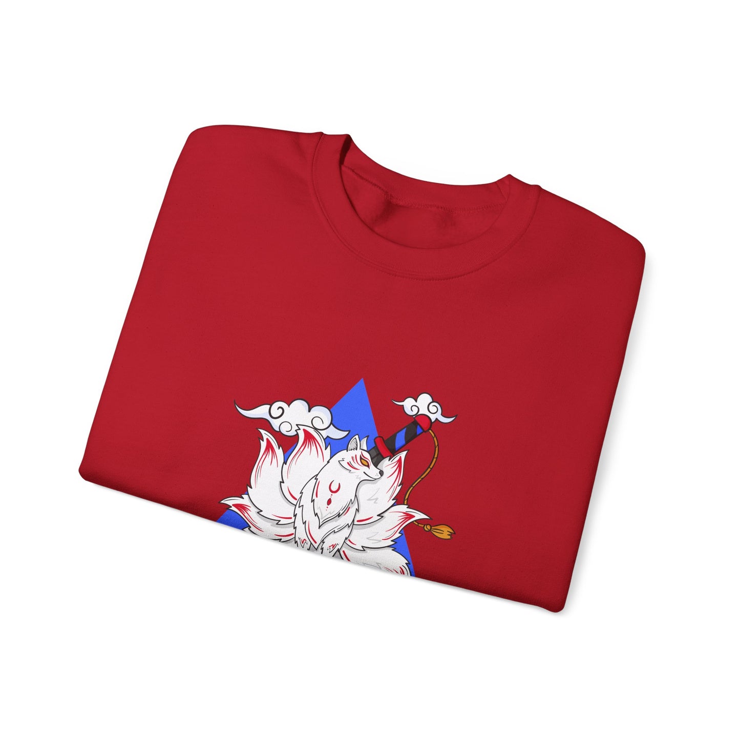 Anime Fox Spirit Unisex Crewneck Sweatshirt