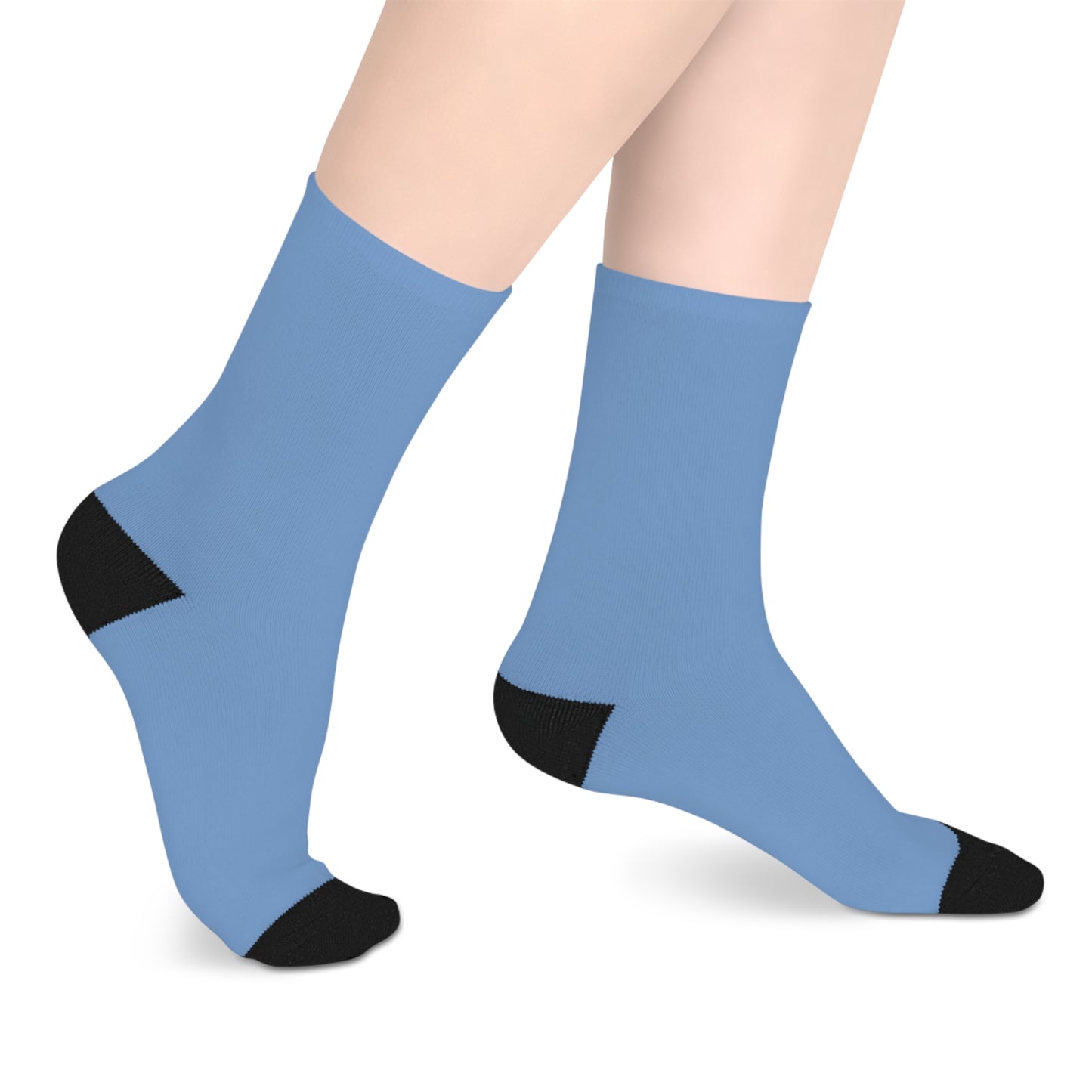 Blue Mid length Socks