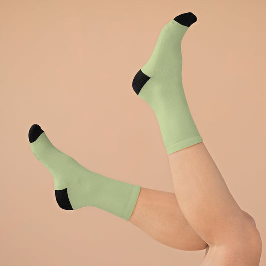 Green knee-high Recycled Poly Socks