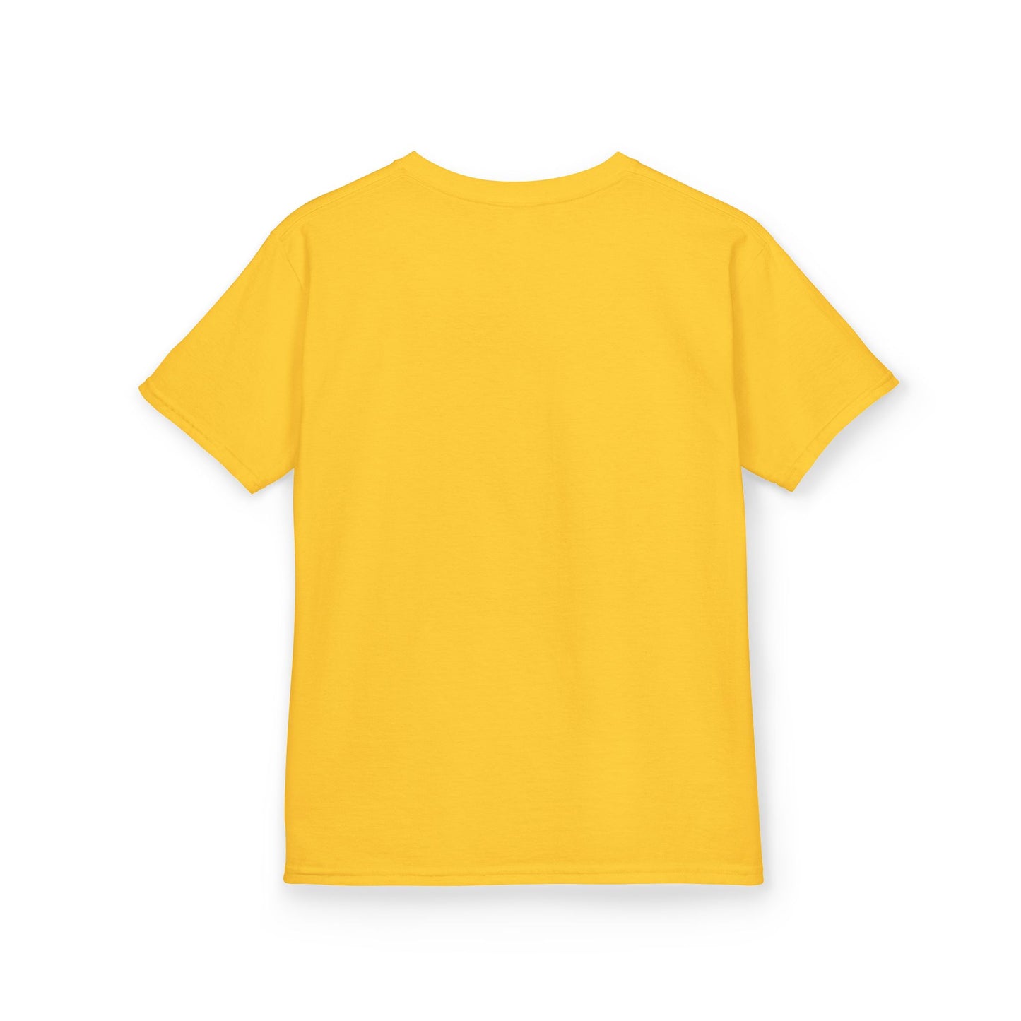 Yellow Kids Heavy Cotton t-shirt with a Cartoon Character
