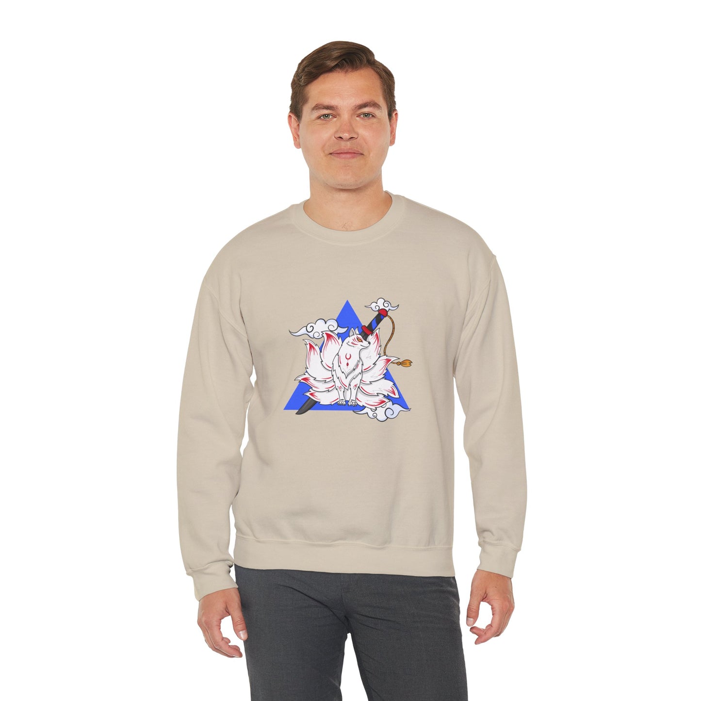 Anime Fox Spirit Unisex Crewneck Sweatshirt