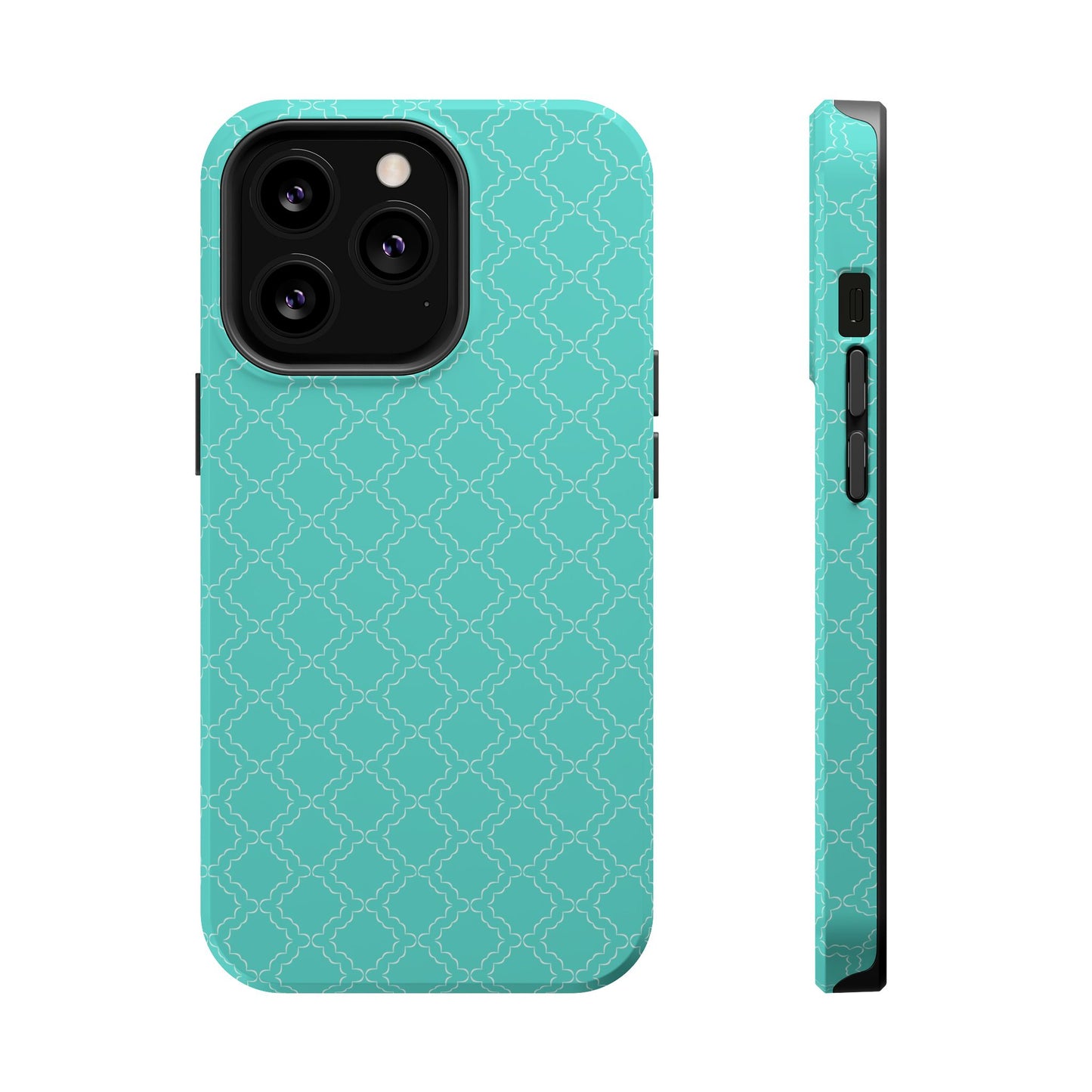 Green Phone Case Geometric Pattern
