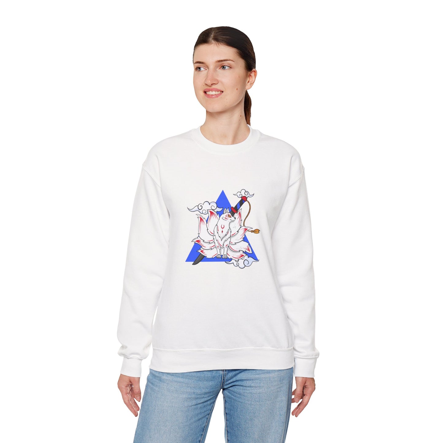 Anime Fox Spirit Unisex Crewneck Sweatshirt