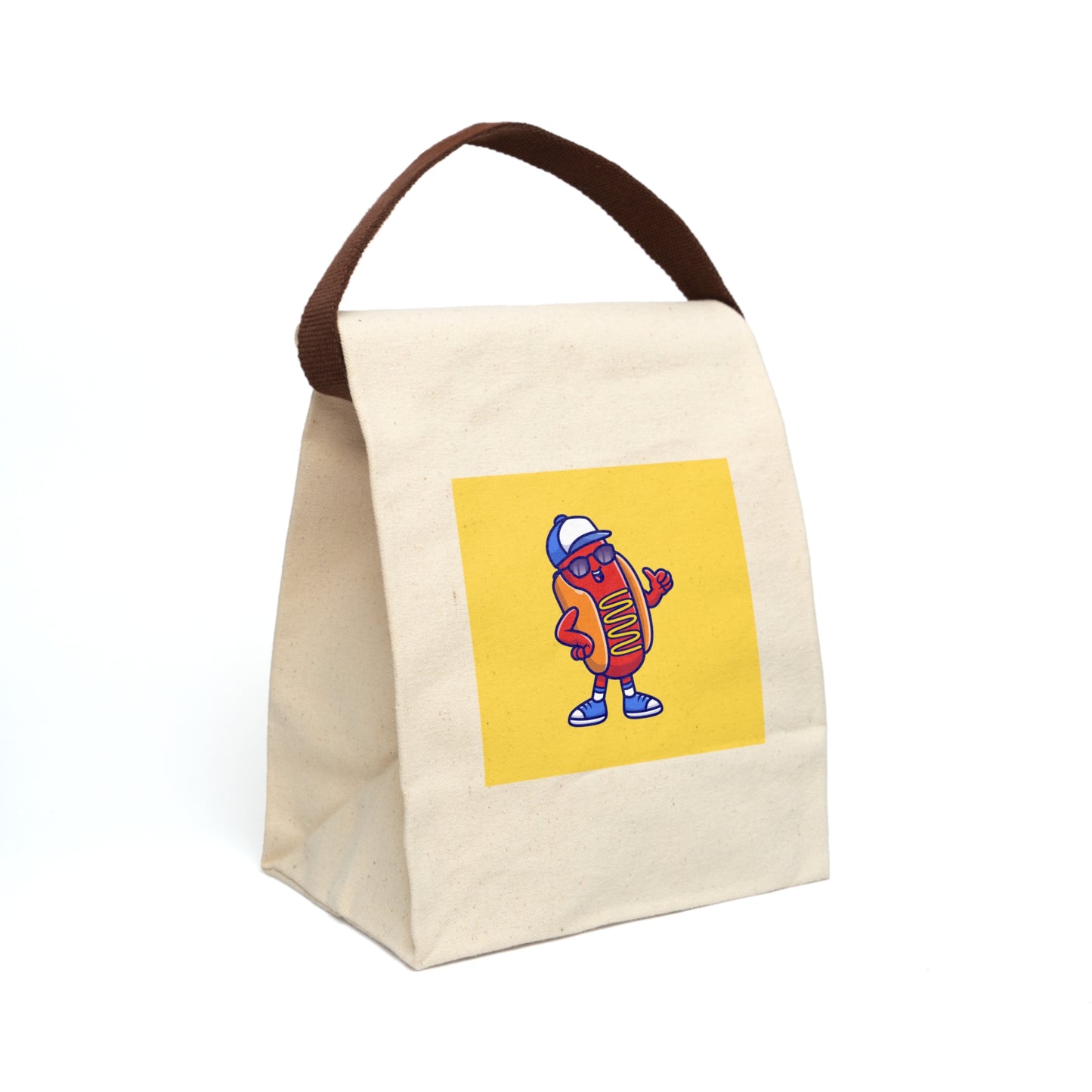 Canvas Lunch Bag With Strap