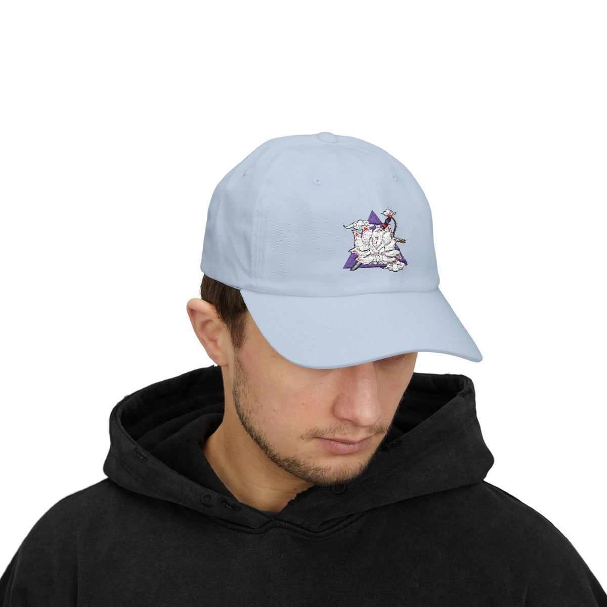 Unisex Casual Beige Cap with Artistic Star Design